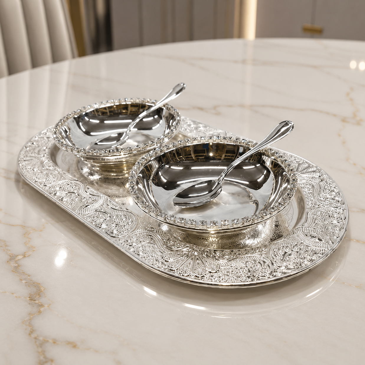 Bowls + Tray