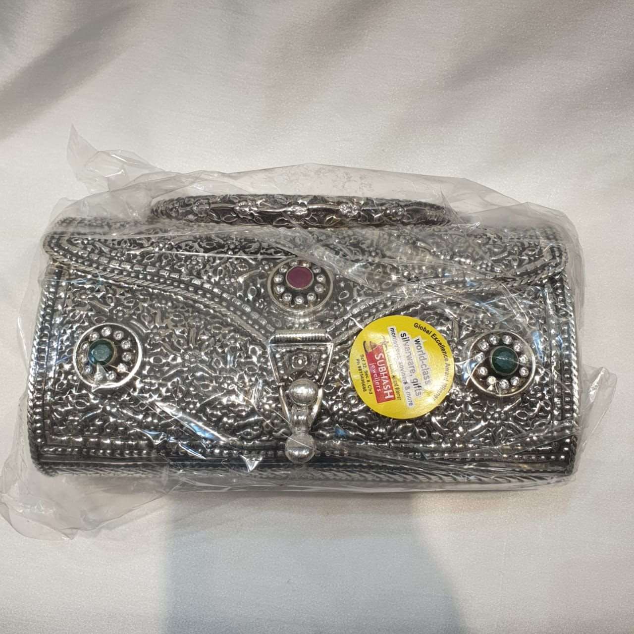 Iconic Silver Clutch
