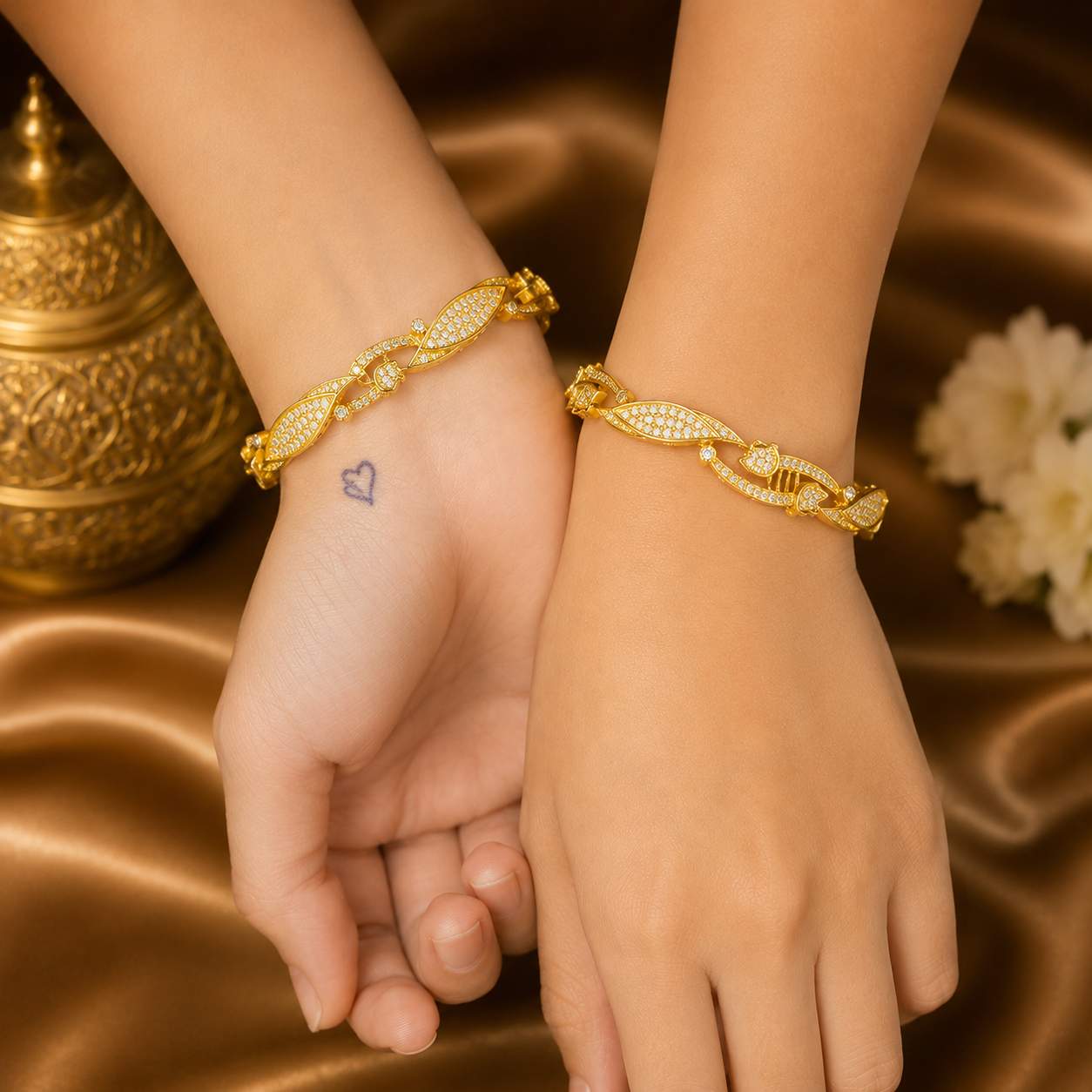 Iconic Gold Look Bangles