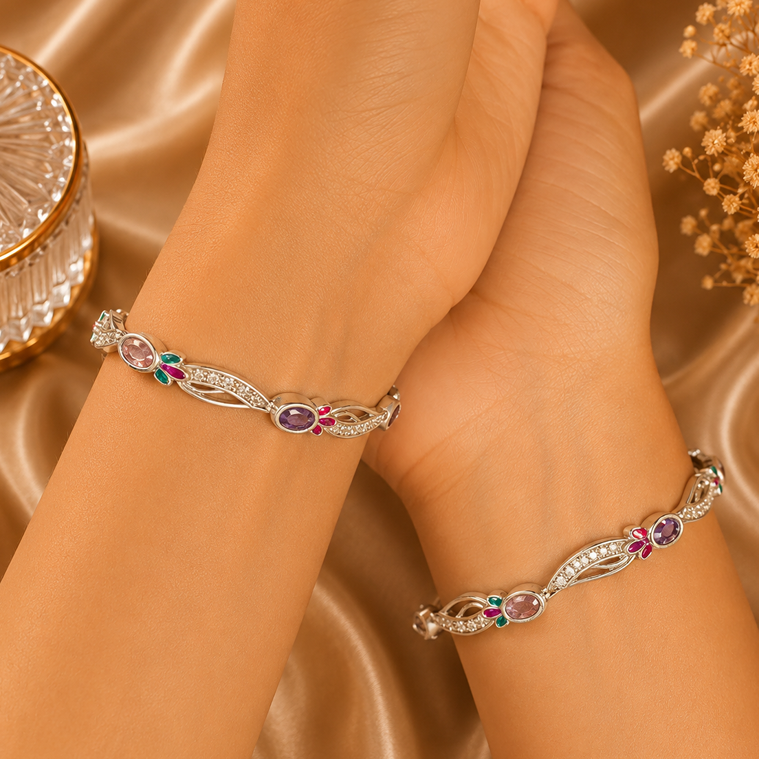 Iconic Silver Bangles