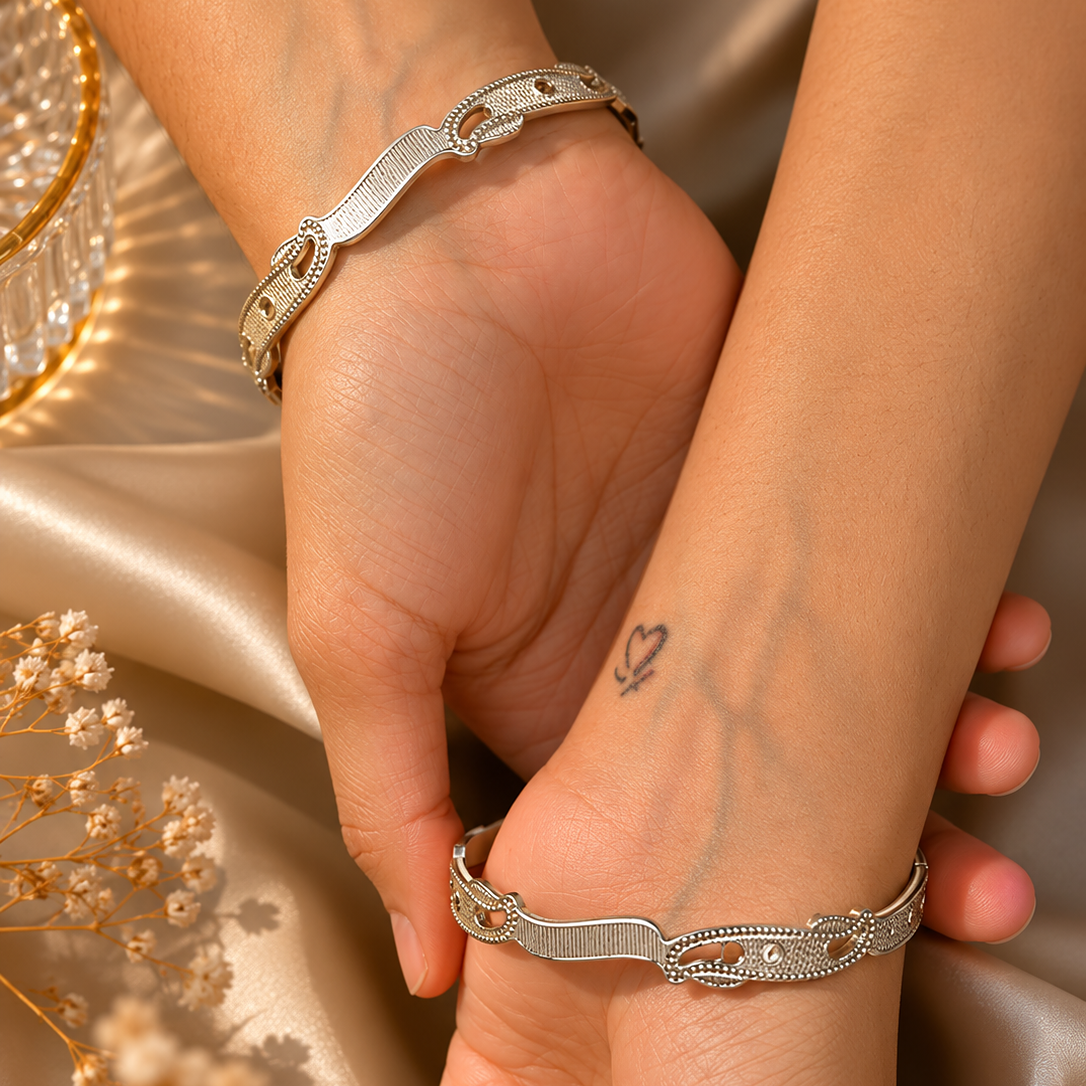 Iconic Silver Bangles 