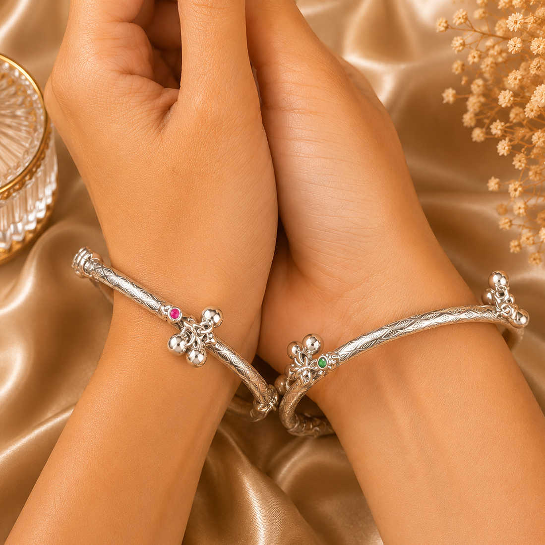 Iconic Silver Bangles 