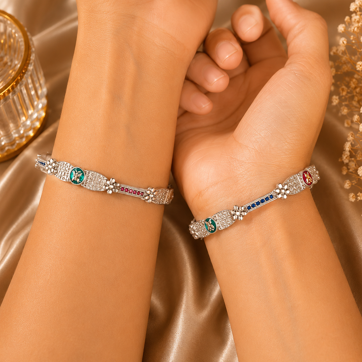 Iconic Silver Bangles 