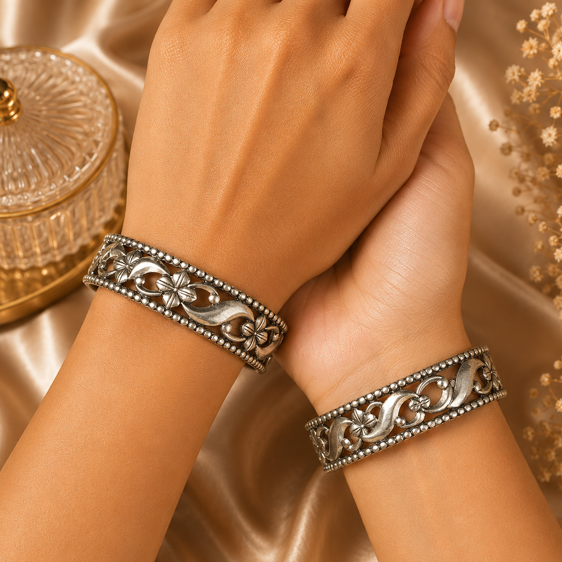 Iconic Silver Bangles 