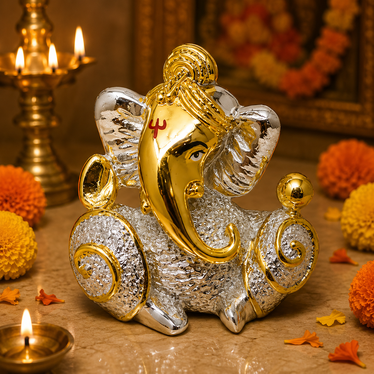 Iconic lord ganesh idol