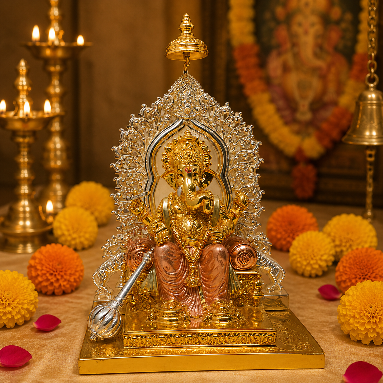 Iconic lord ganesh idol