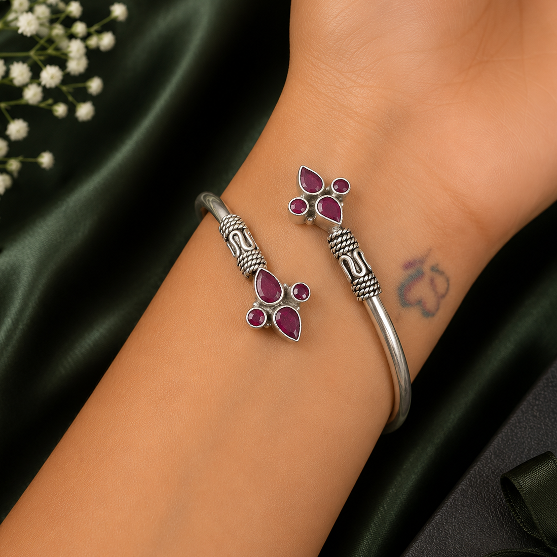 Iconic Oxidised Bangle