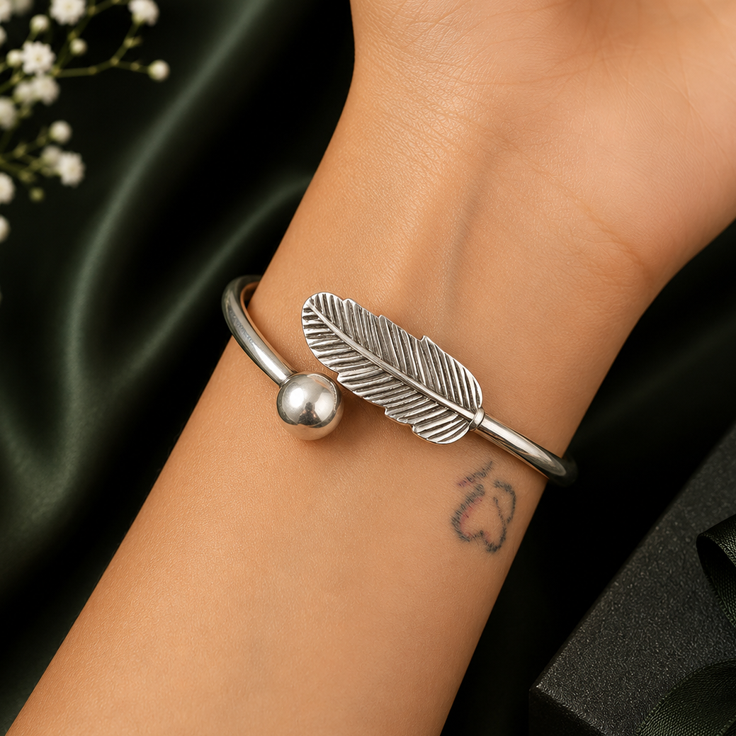 Iconic Oxidised Bangle