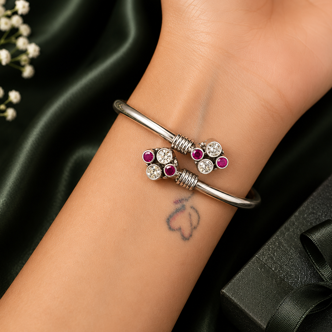 Iconic Oxidised Bangle