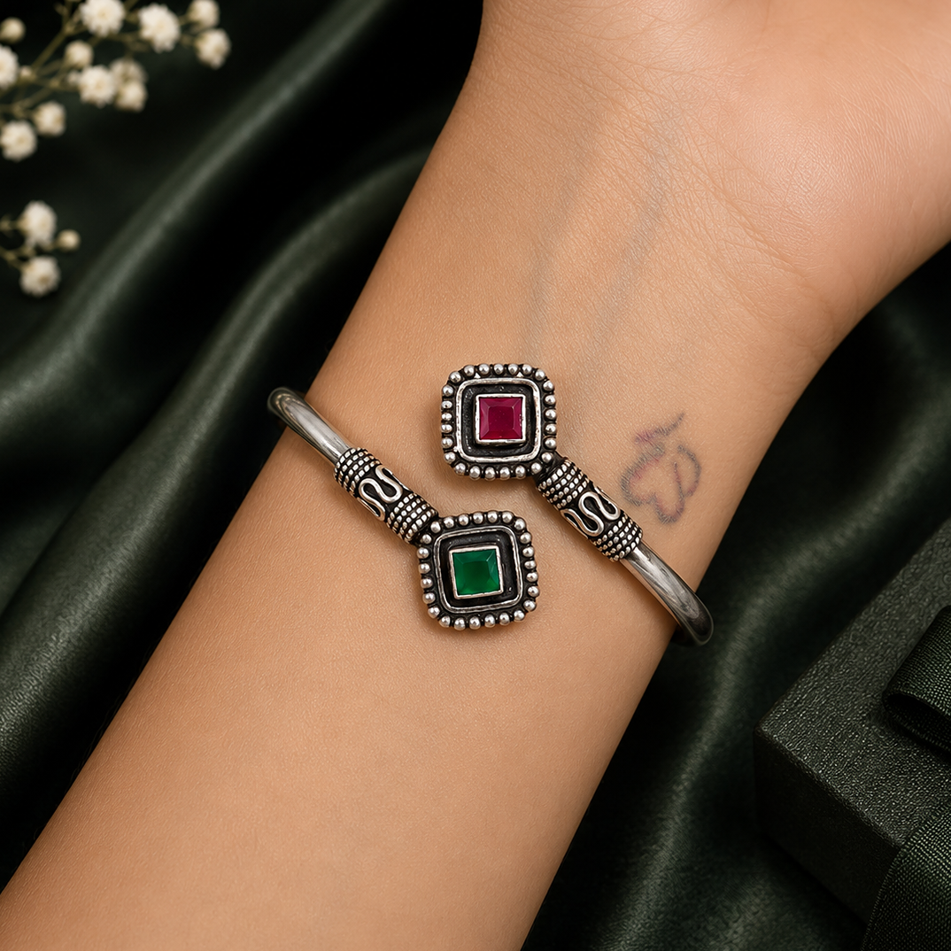 Iconic Oxidised Bangle