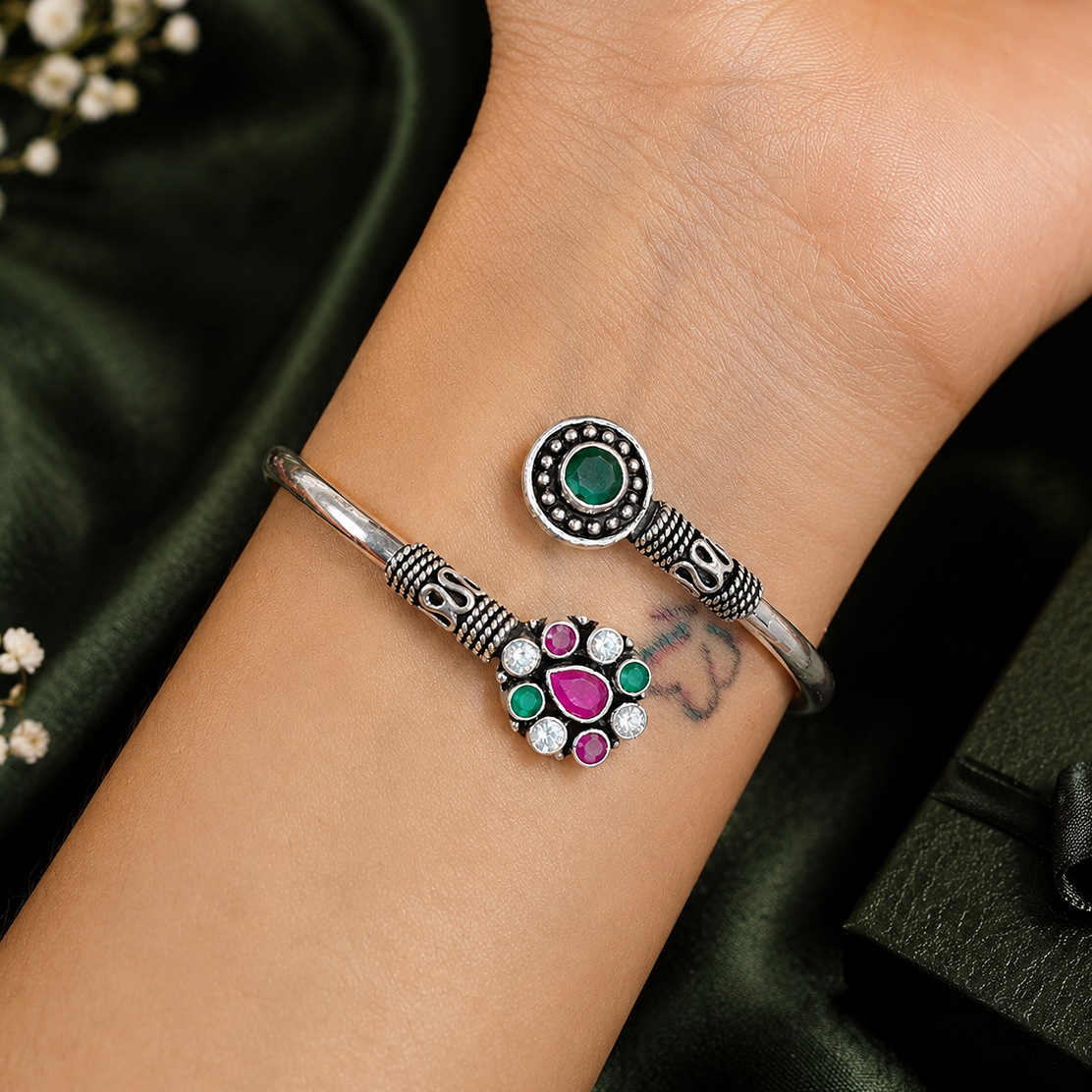 Iconic Oxidised Bangle