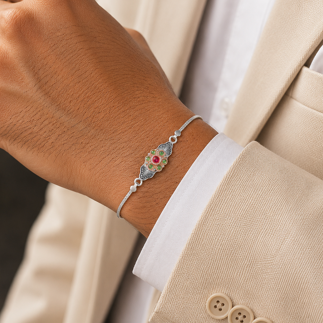 Iconic Silver Rakhi