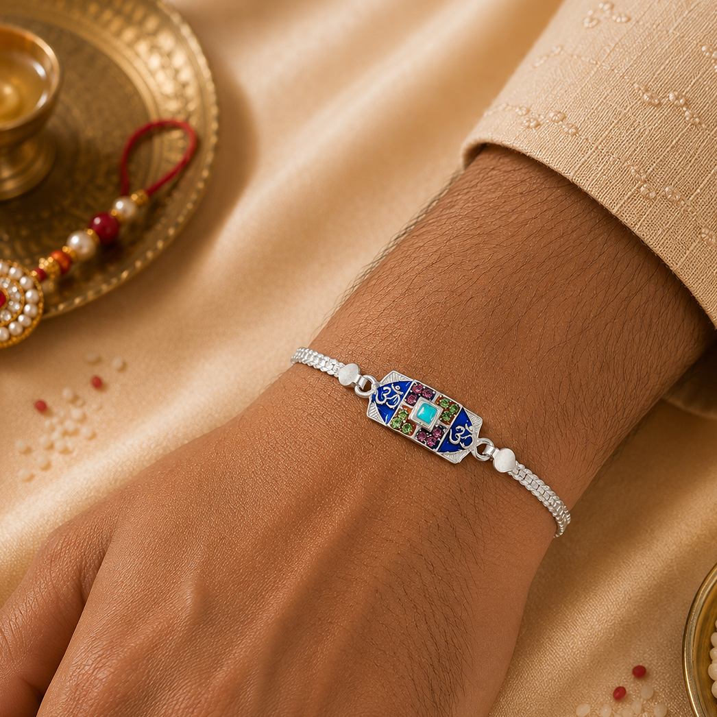 Iconic Silver Rakhi