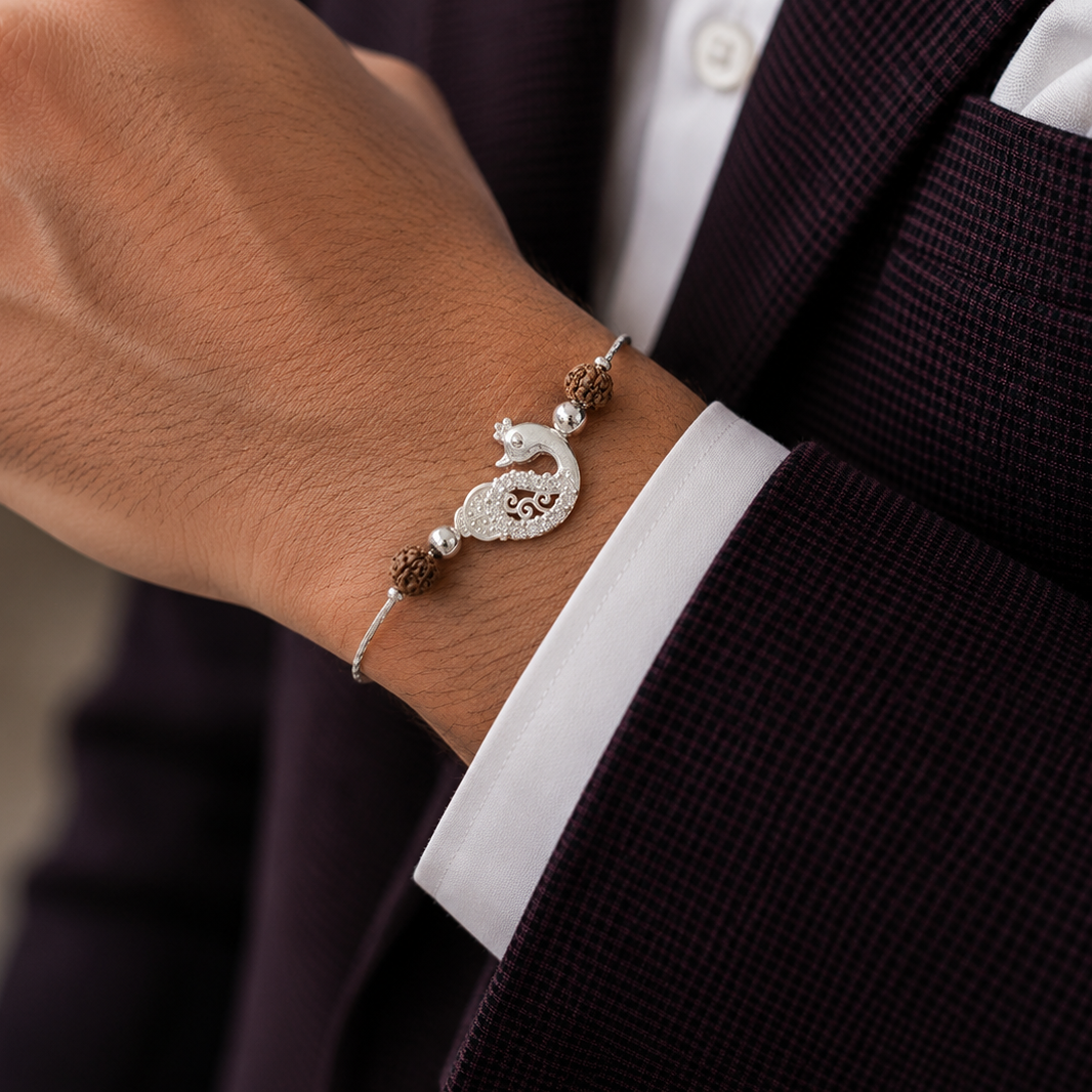 Iconic Silver Rakhi