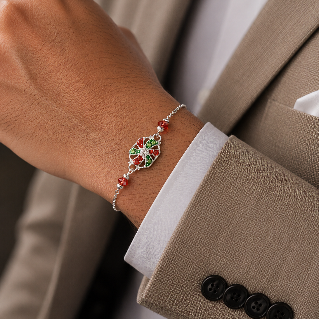 Iconic Silver Rakhi