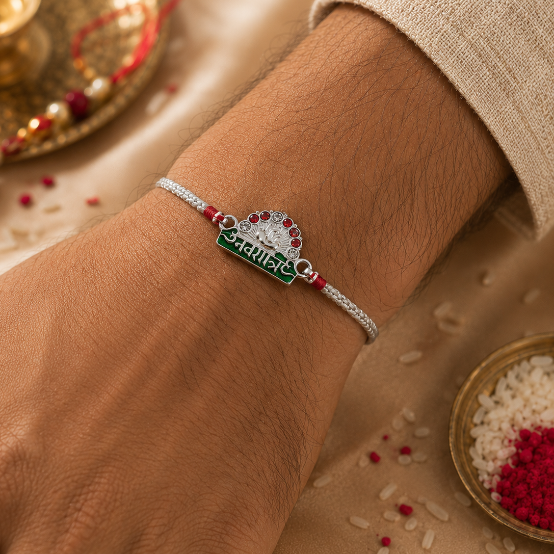 Iconic Silver Rakhi