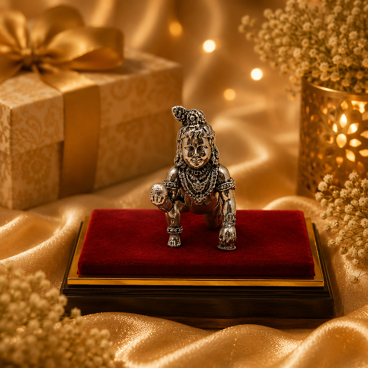 Silver Laddu Gopal Ji