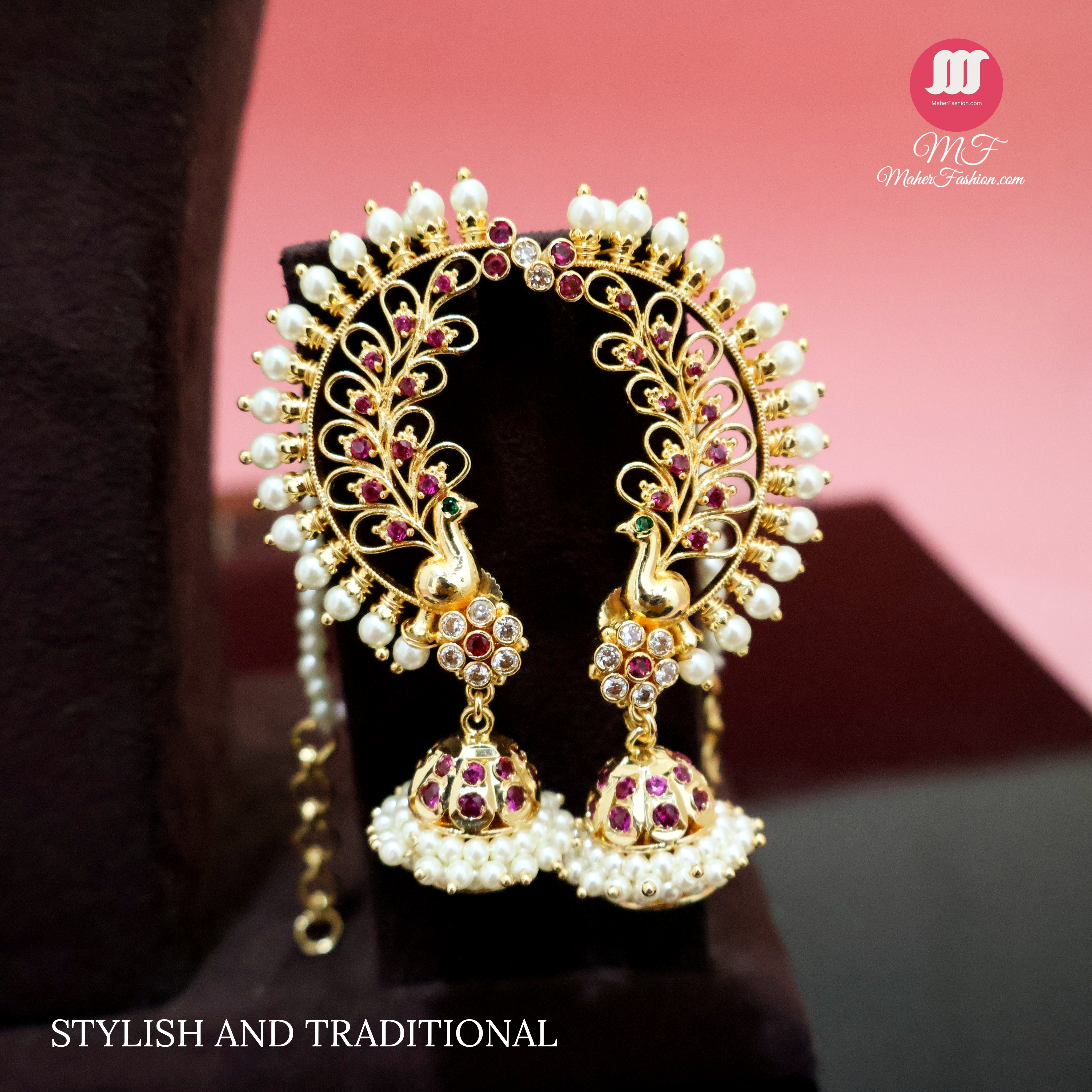 Designer Antique Ear Cuff _Online _Maherfashion_Mumbai