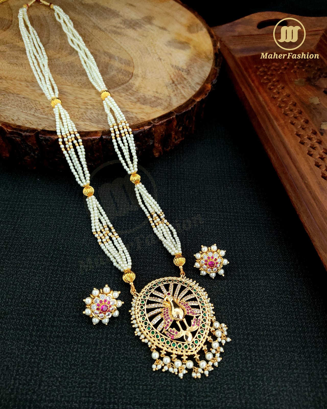 Rani Haar Gold Tanmani Price Long Necklace Set Rani Wala Haar Shop