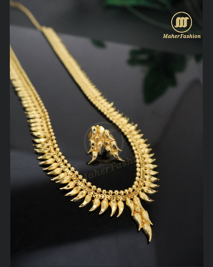 Golden Peshwai Necklace