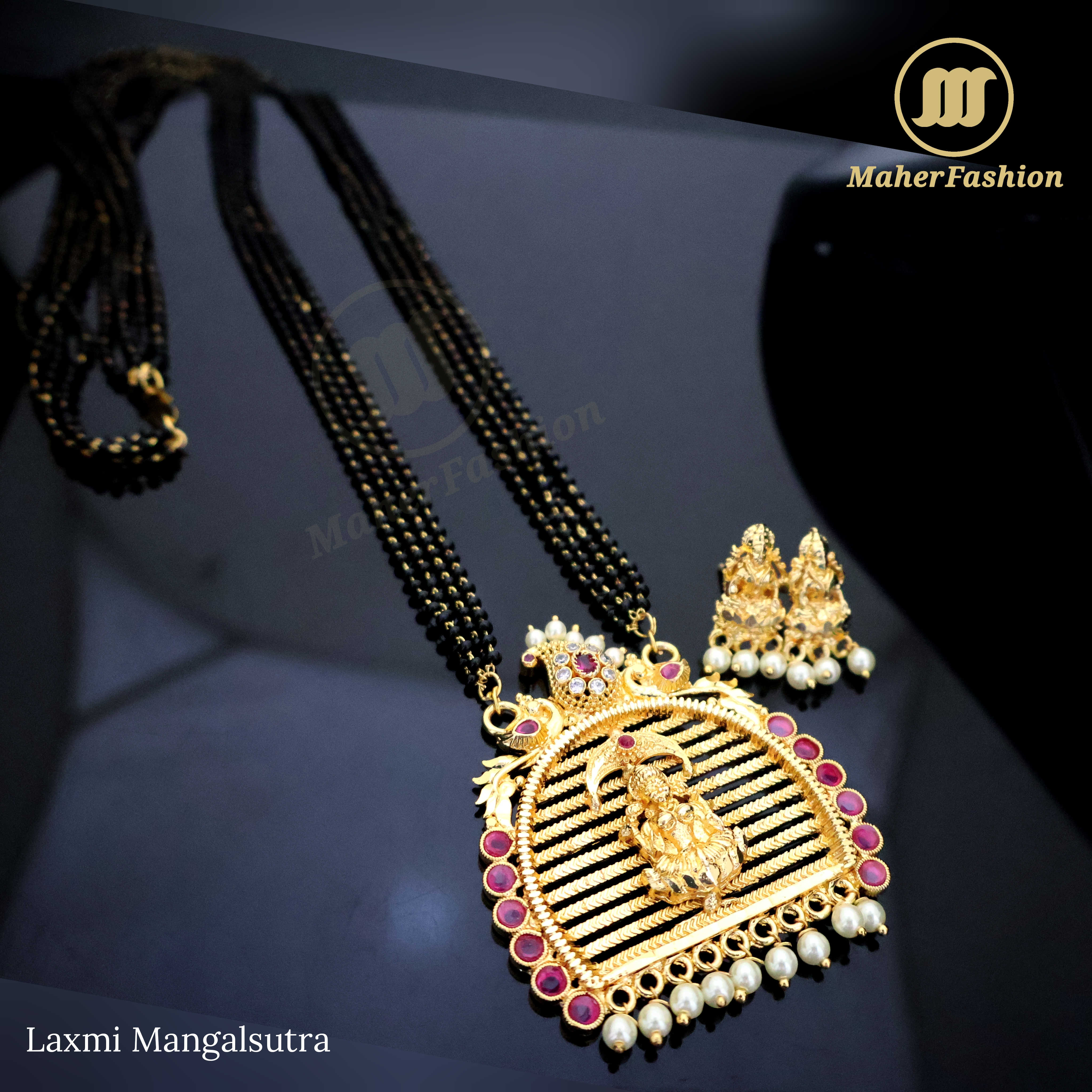 Alluring Laxmi Moti Mangalsutra