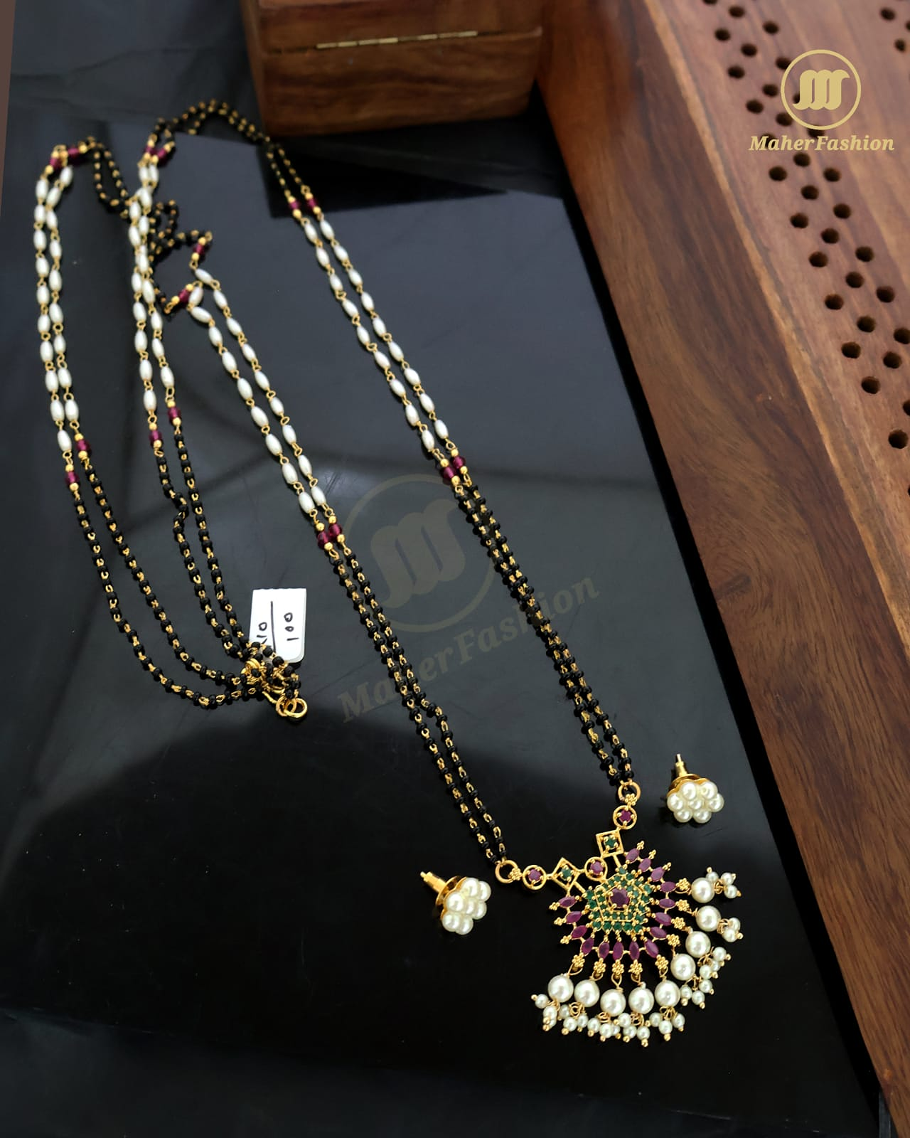Shop PEACOCK MOTI MANGALSUTRA SET MANGALSUTRA Maher Fashion in