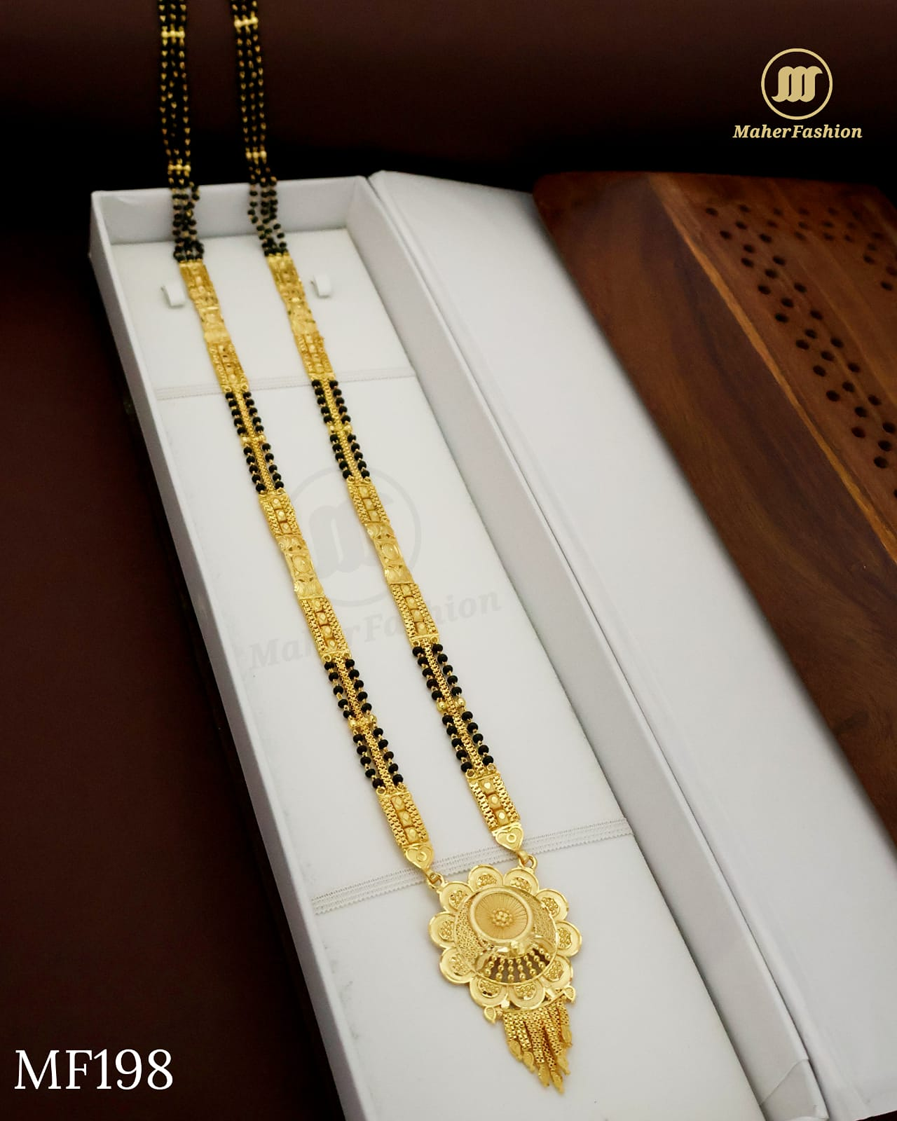 Shop DESIGNER GOLD PLATED MANGALSUTRA MANGALSUTRA Maher