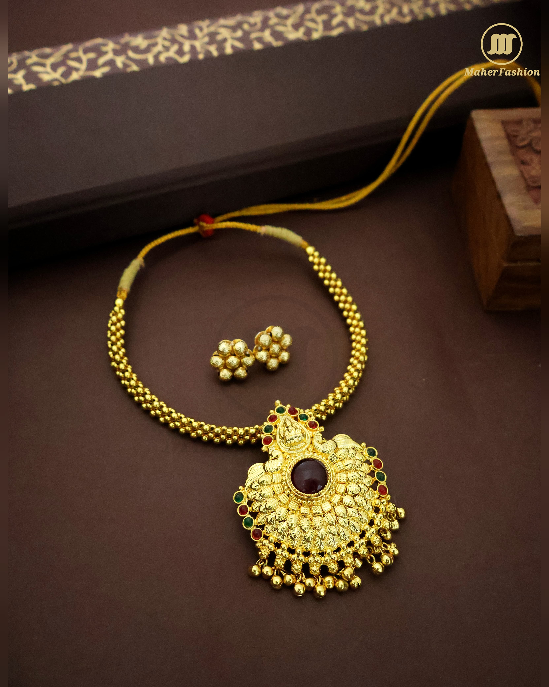 Thushi Collection Waman Hari Pethe Jewellers Thushi Design With