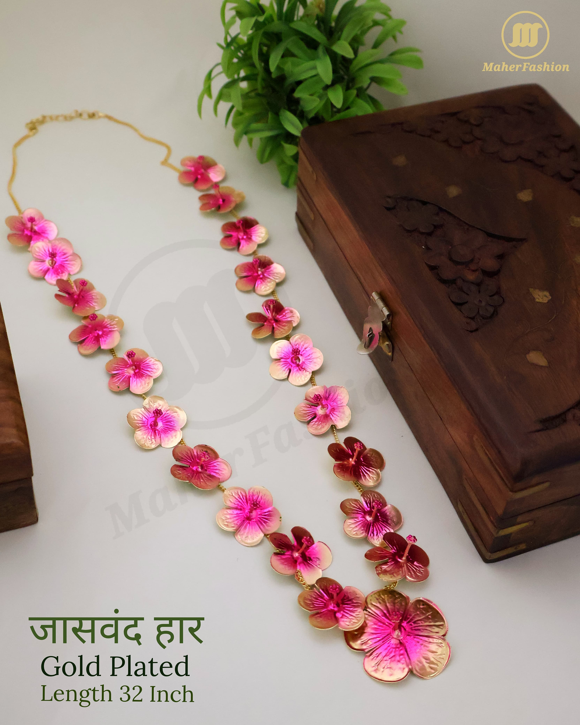 Shop Premium Quality Jaswand kanthi GANPATI JWELLERY Maher